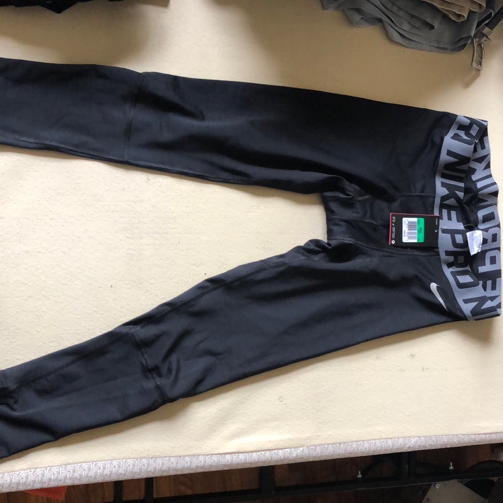 NIKE PRO COMBAT LEGGINGS BLACK BRAND NEW WARM XL